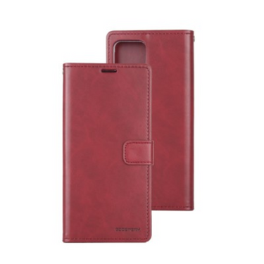 iPhone 14 Pro Max Compatible Case Cover With Bluemoon Diary - Wine